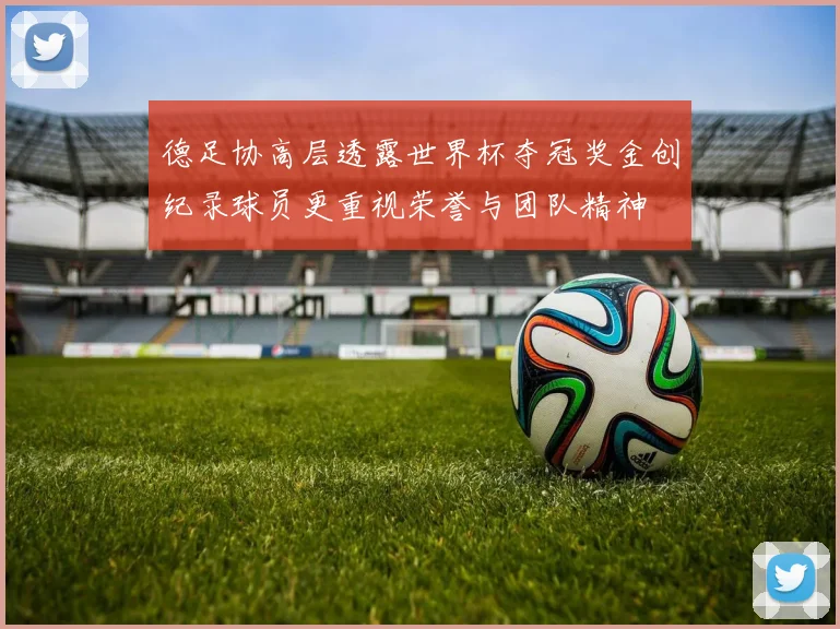 德足协高层透露世界杯夺冠奖金创纪录球员更重视荣誉与团队精神